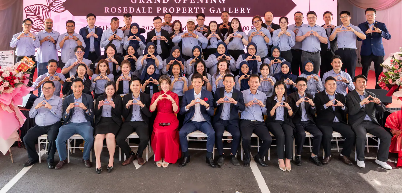 Ancubic team group photograph at the opening of Rosedale Property Gallery.