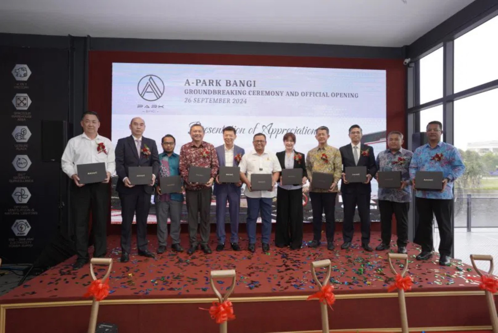 Ancubic Group sets a new stage, A-Park Bangi Industrial Park project breaks ground.